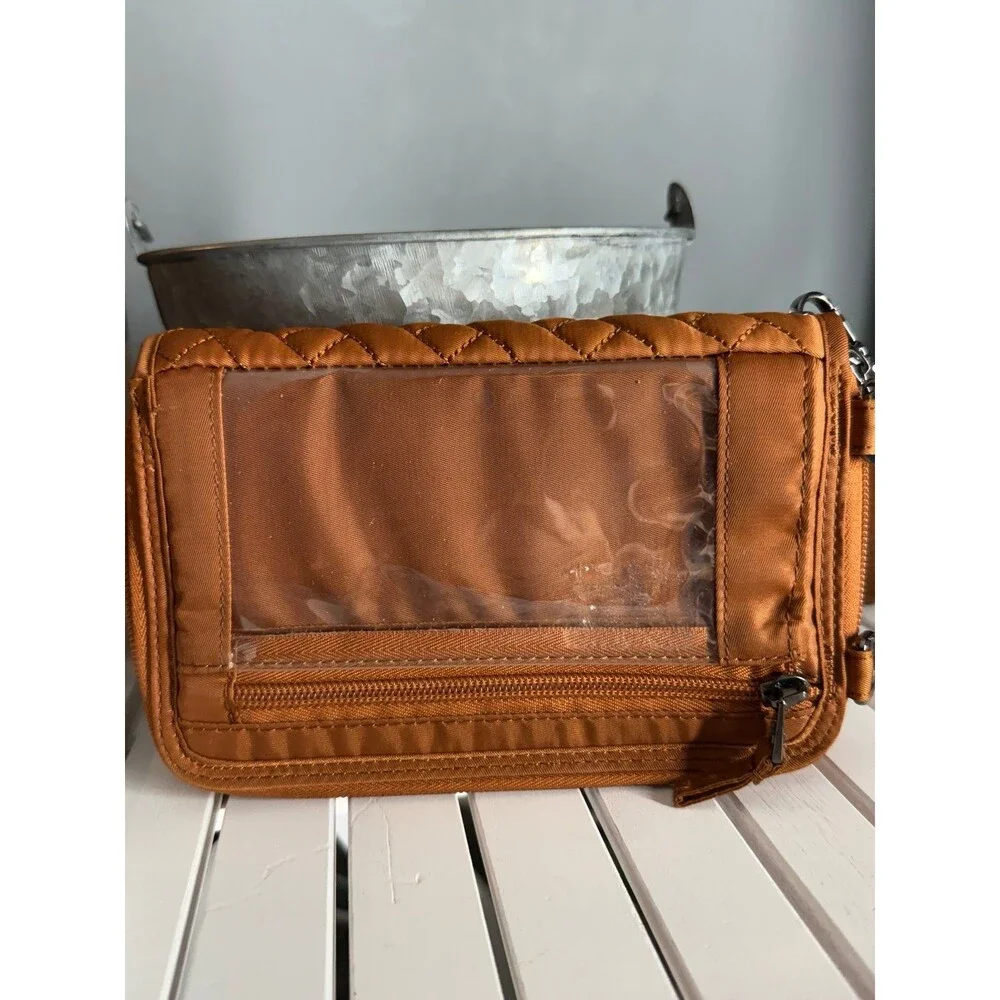 Lug QUICKSTEP CONVERTIBLE WALLET Copper Brown. NWOT